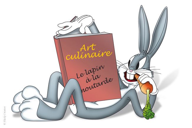 Illustration - Reproduction de Bugs Bunny (Formation Photoshop))